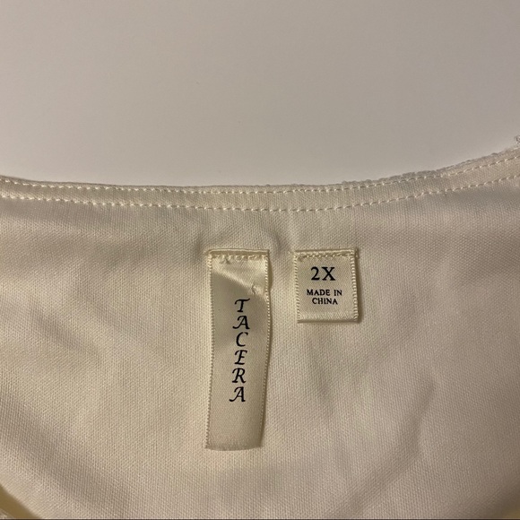 NWT pretty cream colour lace dress SZ 2X - Picture 3 of 3